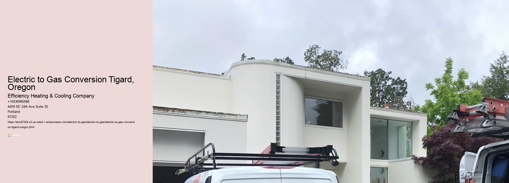 Electric to Gas Conversion Tigard, Oregon