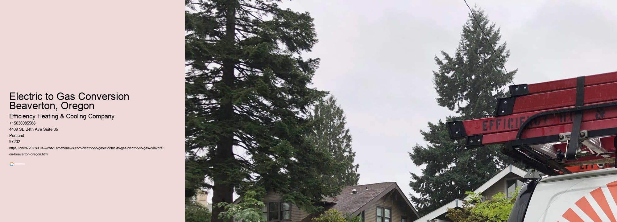 Electric to Gas Conversion Beaverton, Oregon