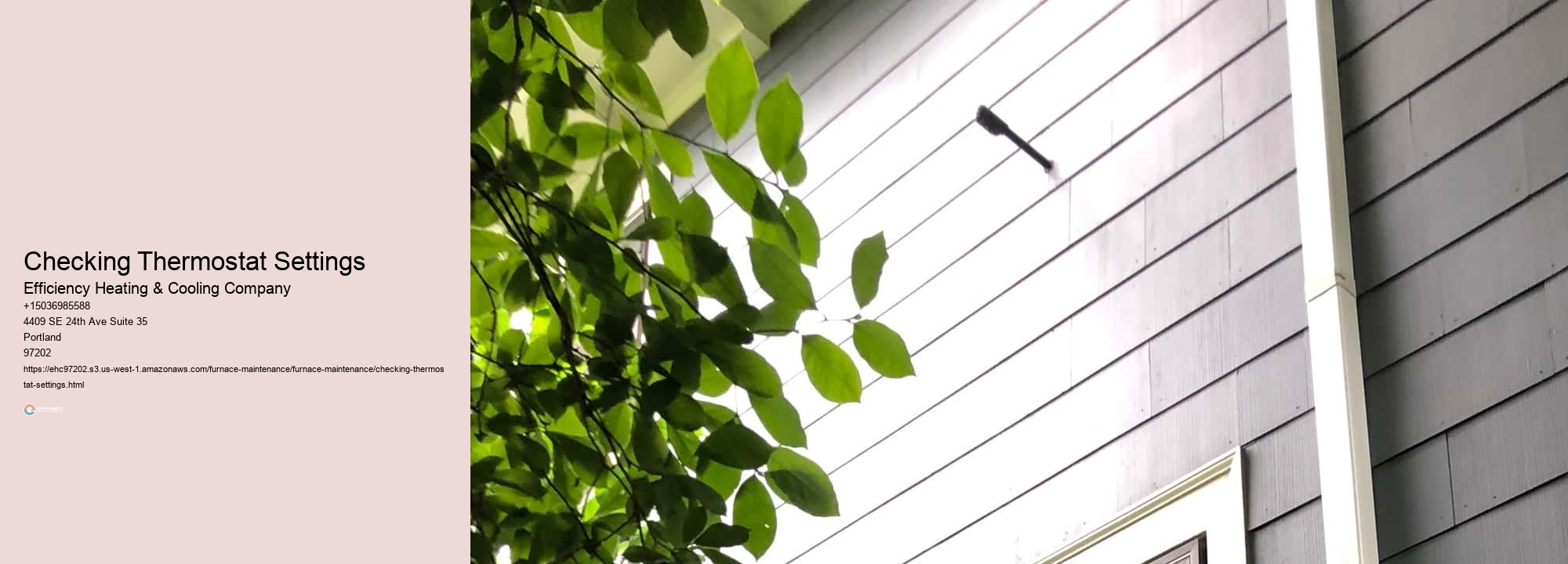 Checking Thermostat Settings